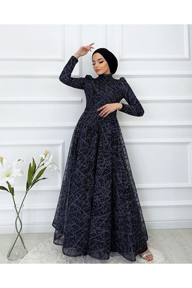 Prenses Abiye - Siyah - 2