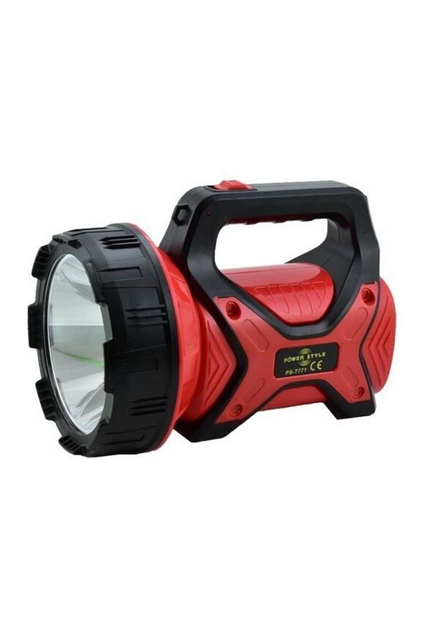 Ps-7771 Uzun Menzilli 10w Led Şarlı El Feneri Projektör - 1