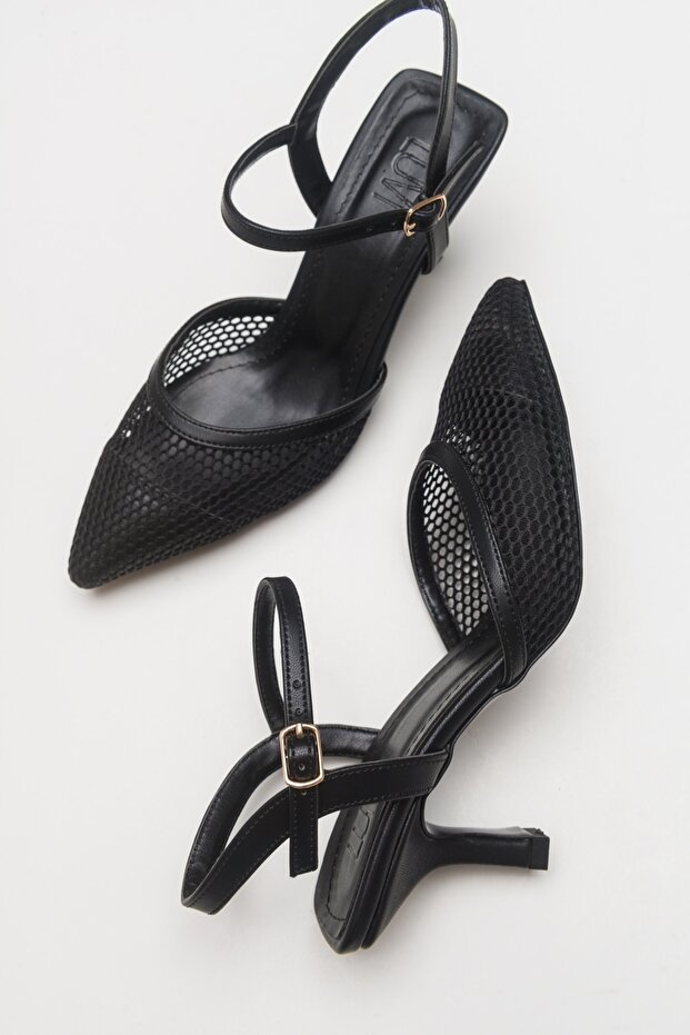 Chic Black Women's Heeled Shoes