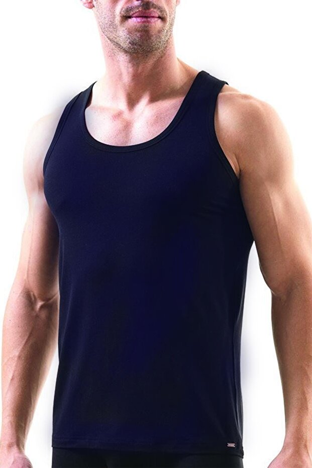 9305 Men's Silver Navy Blue Undershirt