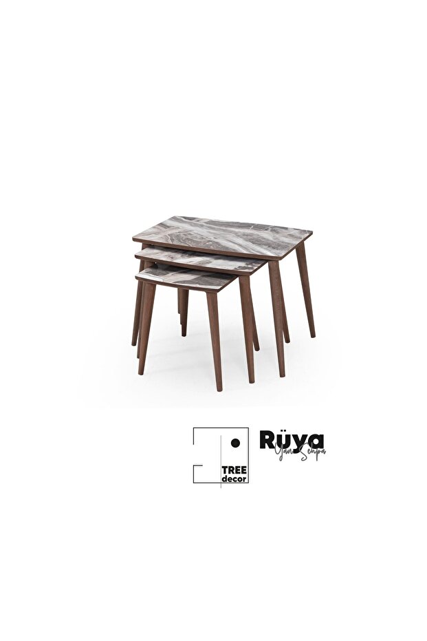 Tree Decor Rüya Zigon Takımı / Üç Farklı Renk Seçeneği Ile - 1
