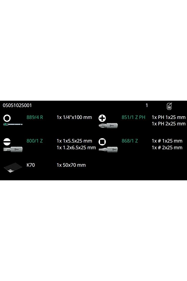 Bit-check 26 Tornavida Bits Seti (05051025001) - 2