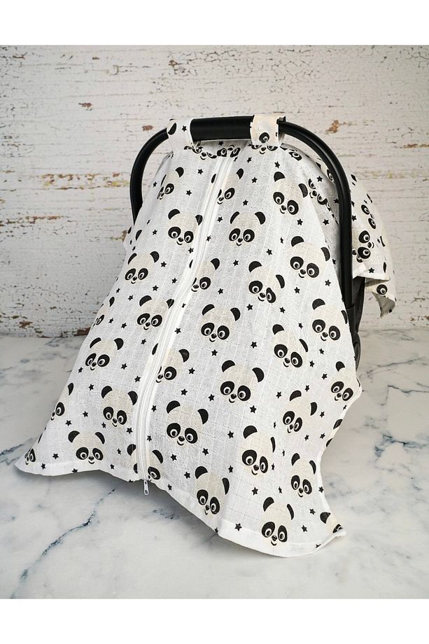 Panda Müslin Puset Örtüsü Fermuarlı - 2