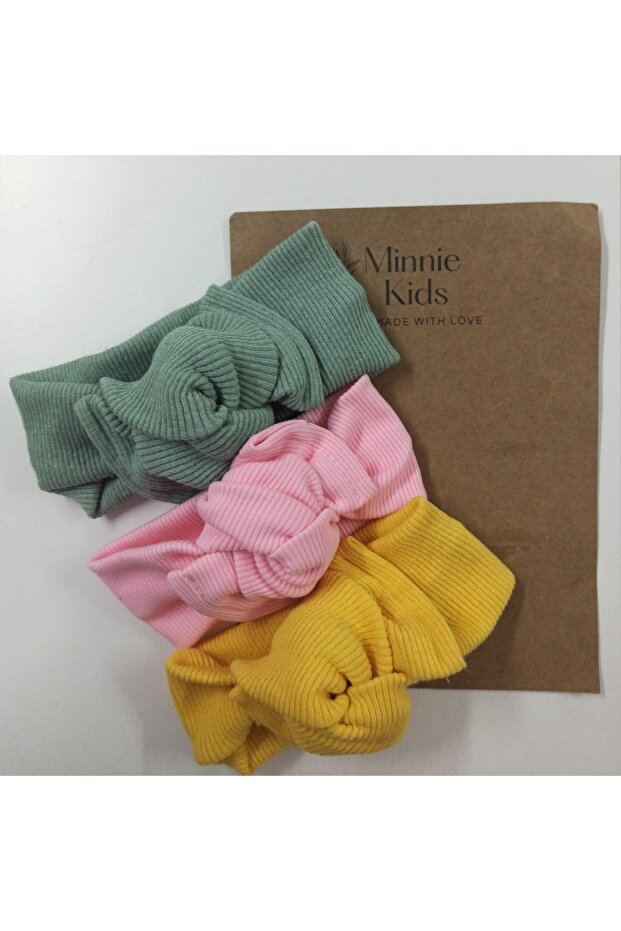 Set of 3 Ribbed Bandanas