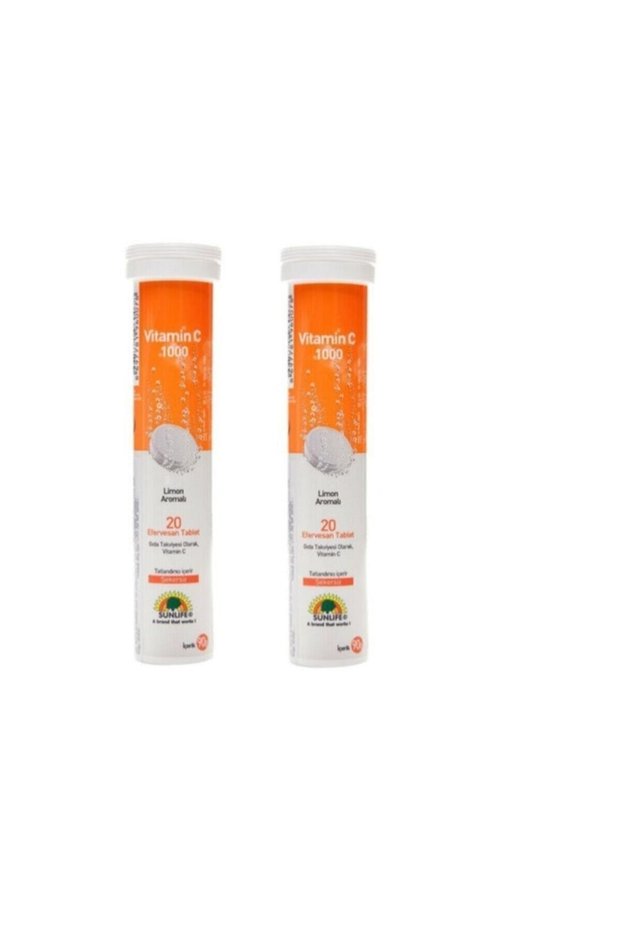 Vitamin C 1000mg 20 Tablets 2 Pieces