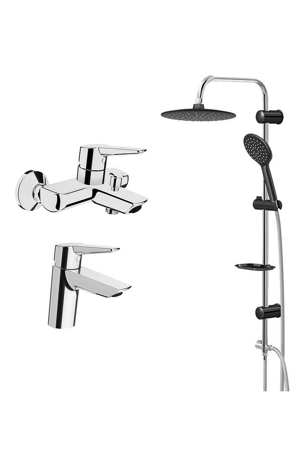 Solid S Banyo Batarya Seti, Valtemo Tepe Duş Takımı 5280 - 1