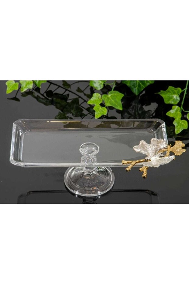 حامل عرض مستطيل عالي الجودة على شكل فراشة مزدوجة مع قدم طليعية - 1