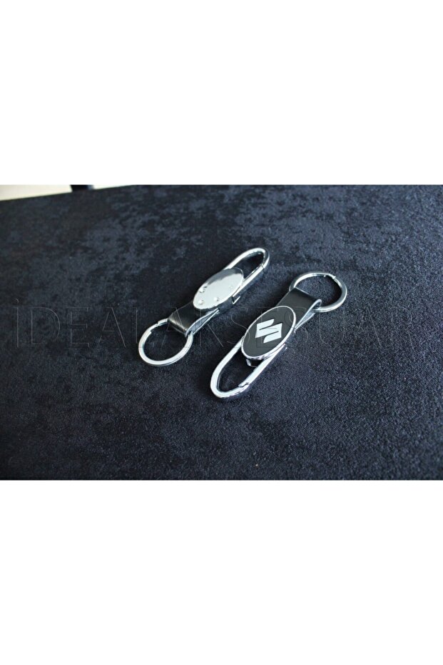 Suzuki Metal Leather Hook Keychain Stylish Quality Accessory Bag Car New