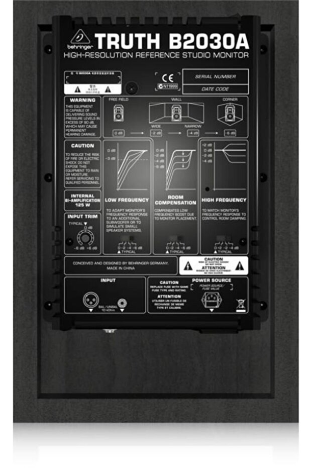 Behrınger B2030a High-resolution, Active 2-way Reference Studio Monitor - 3