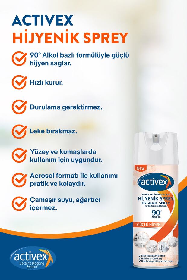 Hijyenik Kumaş Ve Yüzey Spreyi 400ml X 2 Adet - 2
