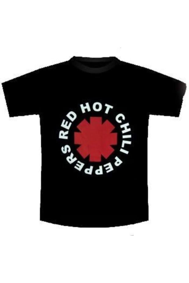 Unisex Black Red Hot Chili Peppers T-Shirt