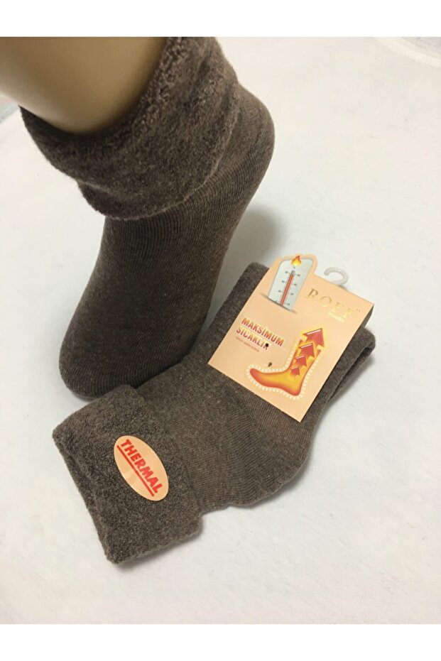 Havlu Bayan Termal Çorap - 2