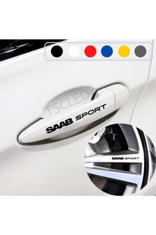 Saab Paste Door Handle and Wheel Sticker