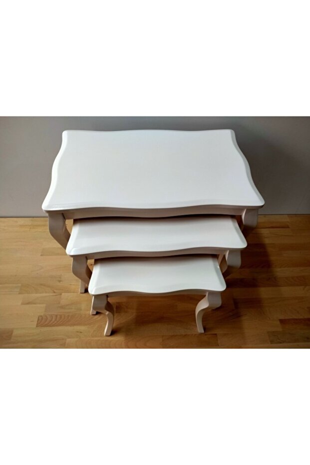 Lükens Ayaklı Krem Zigon Sehba - 3