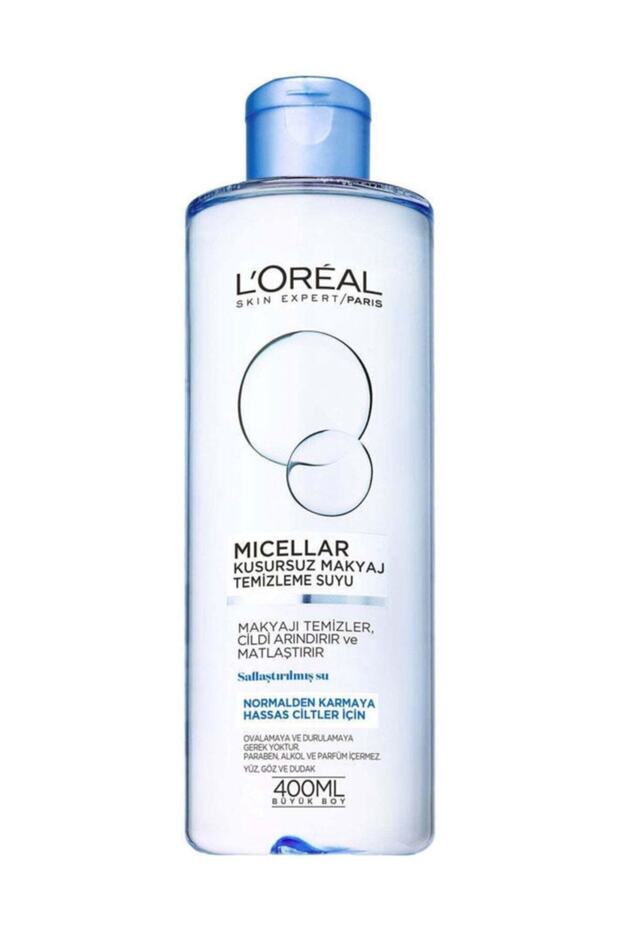 Normal Karma Ve Hassas Ciltler Için Micellar Kusursuz Makyaj Temizleme Suyu 400 ml 3600523329946 - 1