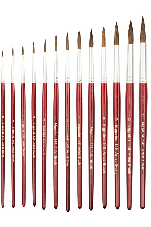 145 Series Pony Hair Round Brush No: 7