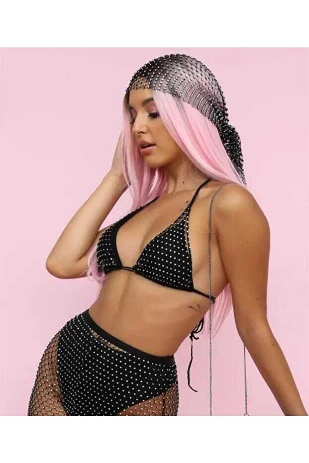 Taşlı Bikini Üst - 5