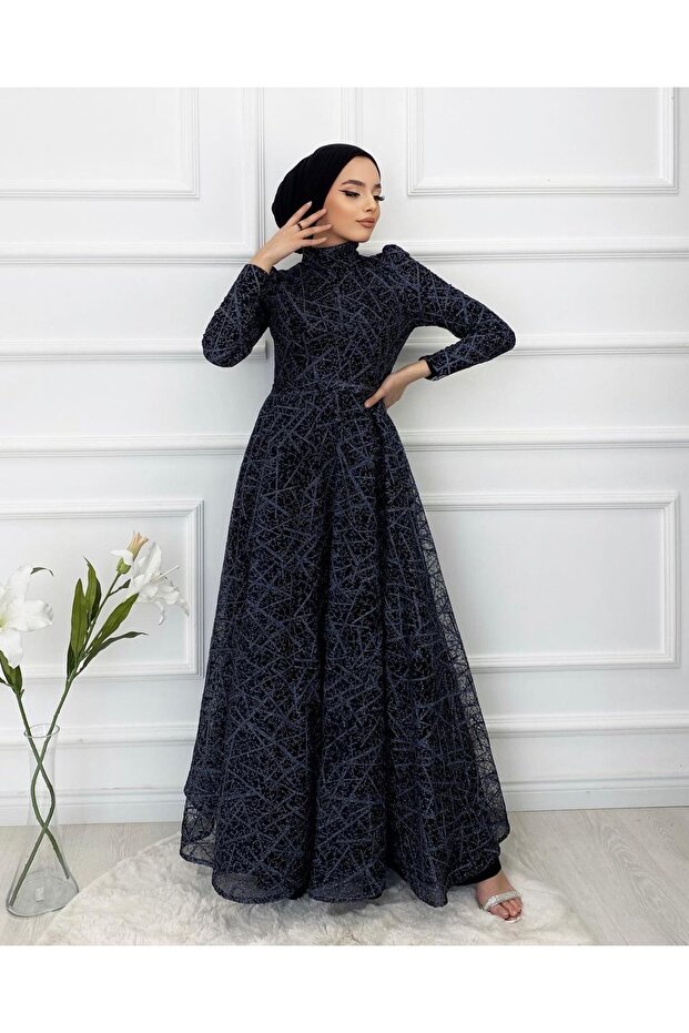 Prenses Abiye - Siyah - 3