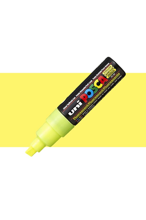 Posca Marker Pen Pc-8k (8mm) Highlighter Yellow