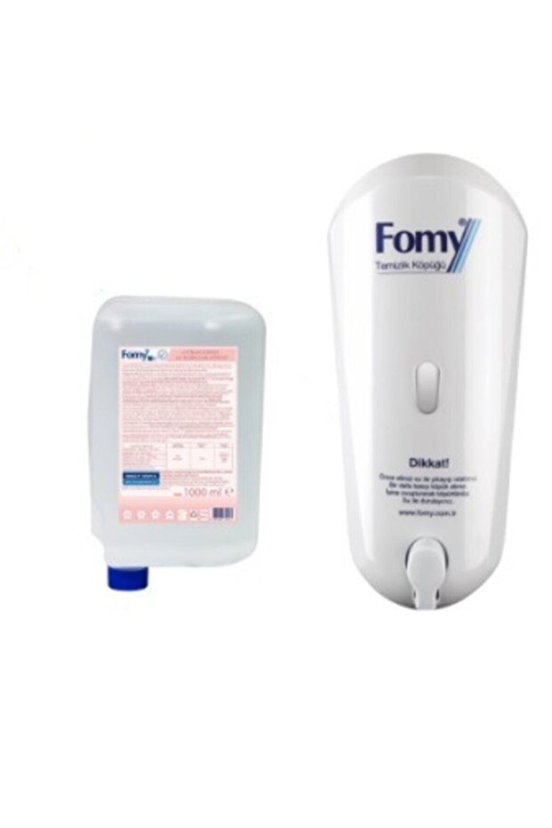 Antibacterial Foam Soap Cartridge 1000 Ml + White Dispenser