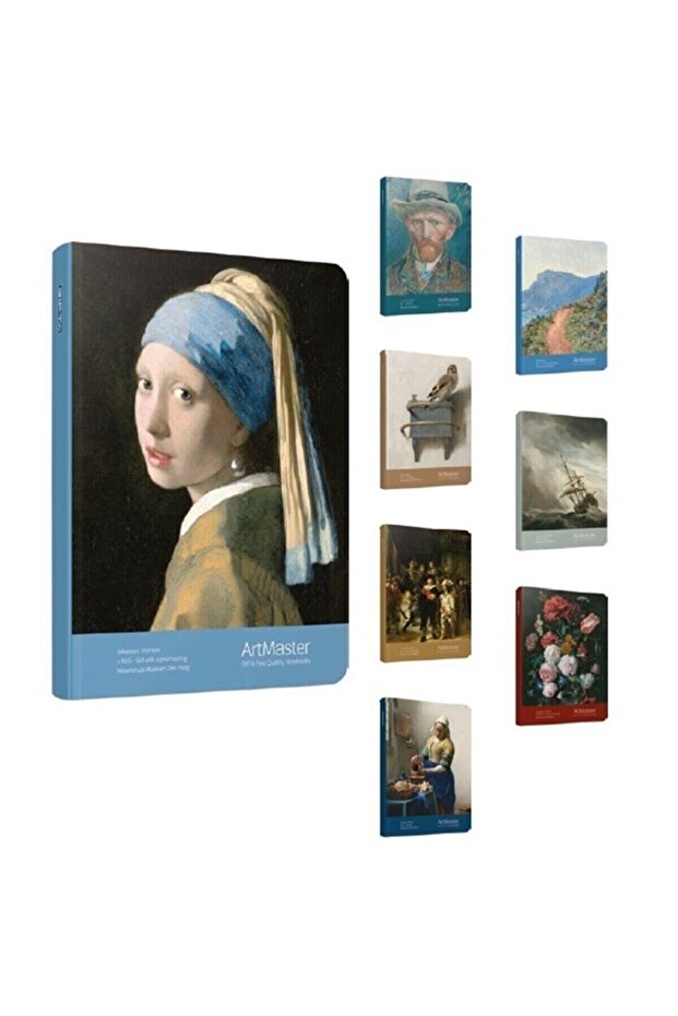 Art Master Thread Stitching Hard Cover Notebook (17*24) 120 Sheets ( Checkered)