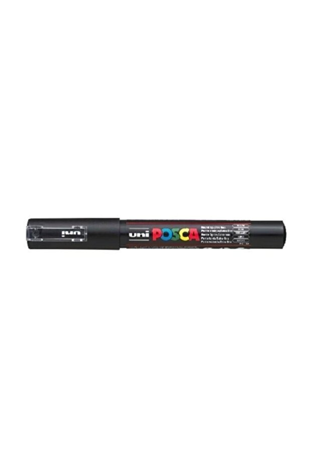 قلم تحديد ملصق مائي من Uniball Posca 0.7 باللون الأسود