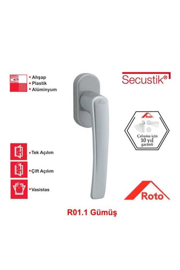 Line Secustik Pimapen Pencere Kolu Gümüş - 1