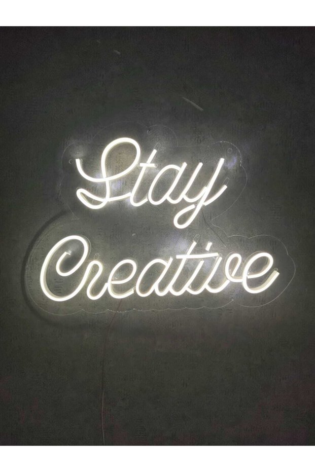 Stay Creative Neon Sign Cocktail Neon Wall Decoration Decorative Lighting