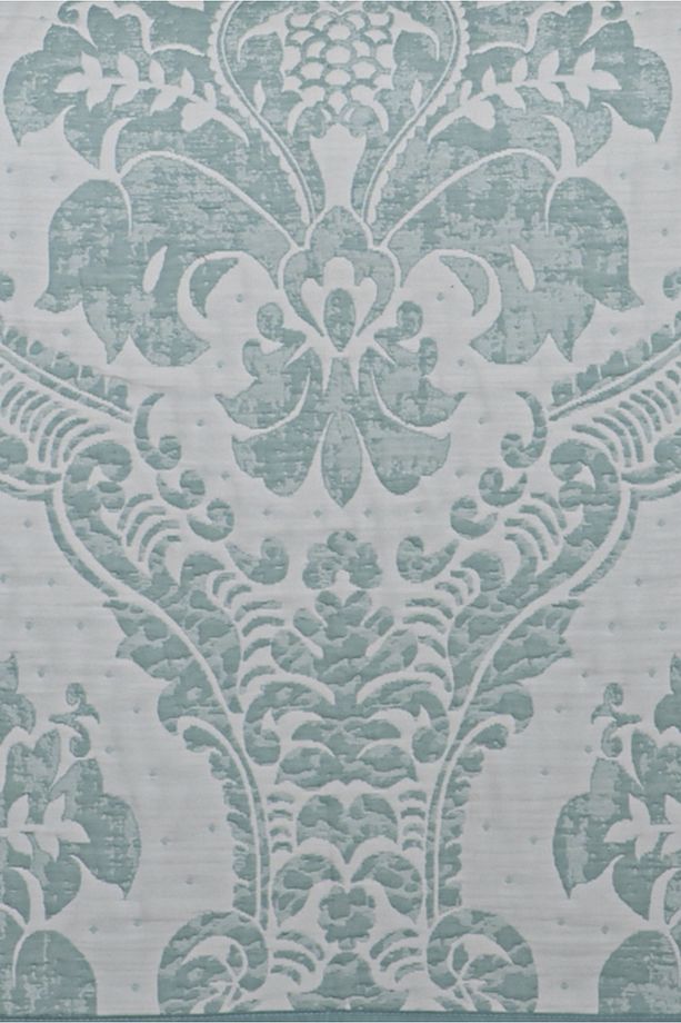 Diamond Damask Double Face Çift Kişilik Yatak Örtüsü Mint - 3