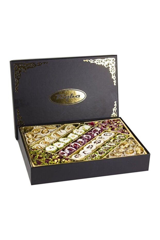 Tuğba Gold Extra - 710 Gr Turkish Delight with Pistachios - 1