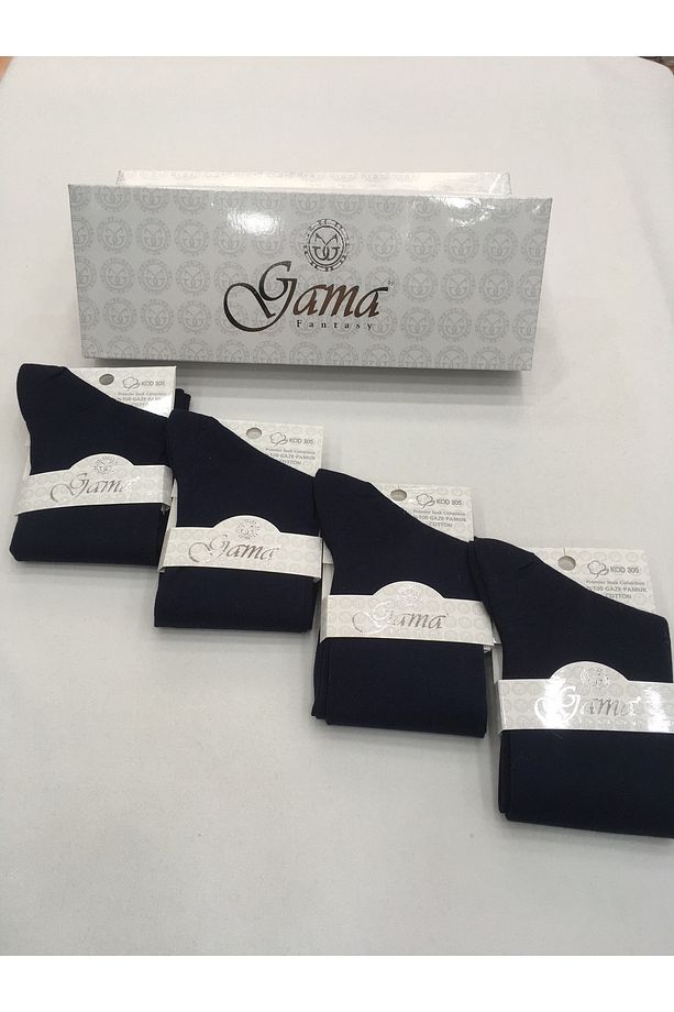 4 Adet %100 Gaze Pamuk ( Cotton ) Naylonsuz Çift Tabanlı Yazlık Ince Erkek Çorabı - 3