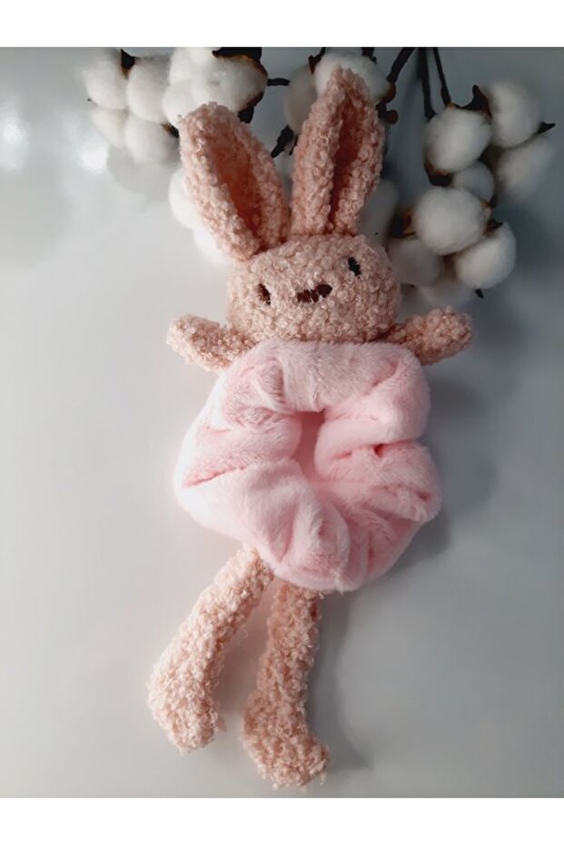 Rabbit Towel Plush Bagel Buckle
