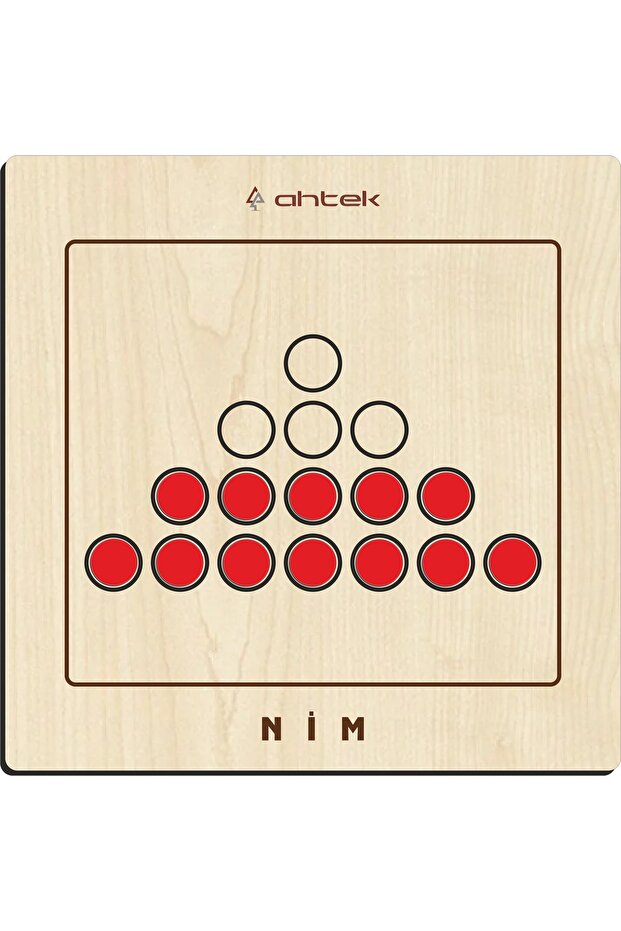 Wooden Nim Intelligence And Strategy Game