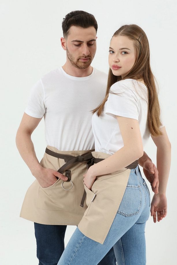 Cafe, Barista, Kuaför, Barmen, Çiçekçi, Mutfak Önlükleri, Leke Tutmaz, Bay, Bayan, Yarım Önlük - 6