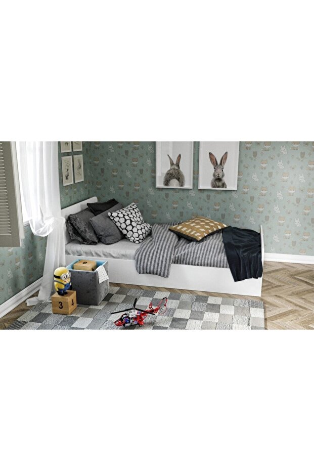 Tek Kişilik Mdf Karyola - 100cm X 200cm - 1