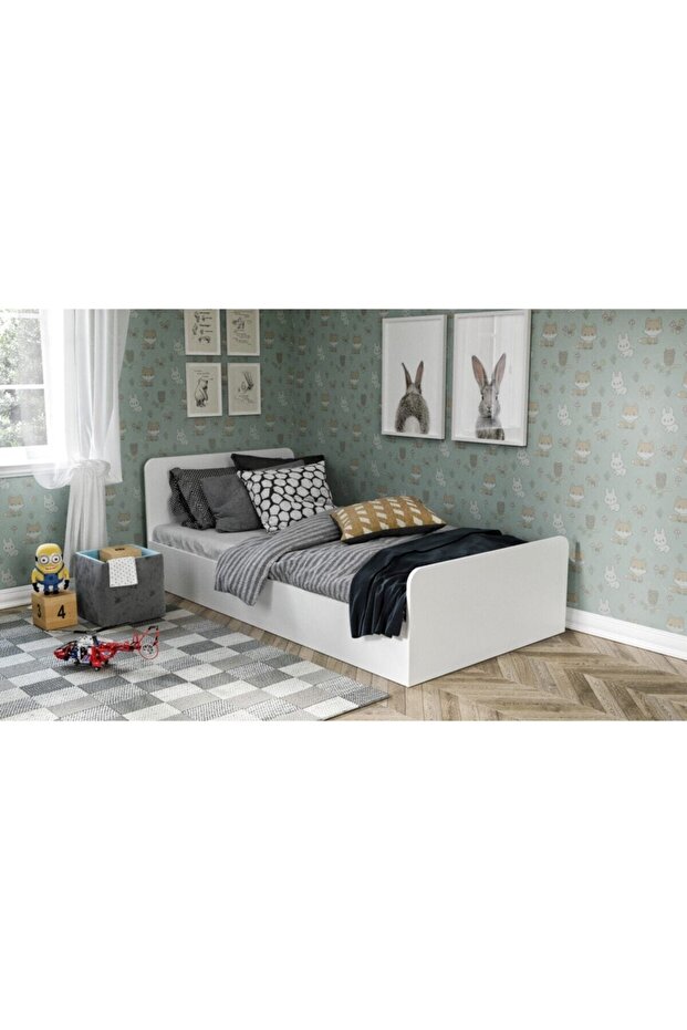 Tek Kişilik Mdf Karyola - 100cm X 200cm - 3