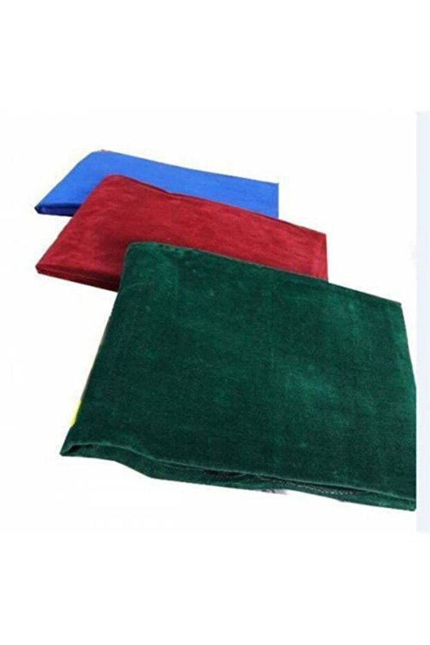 Okey Tablecloth Velvet Fabric Blue 140 x 140 3 Color Options