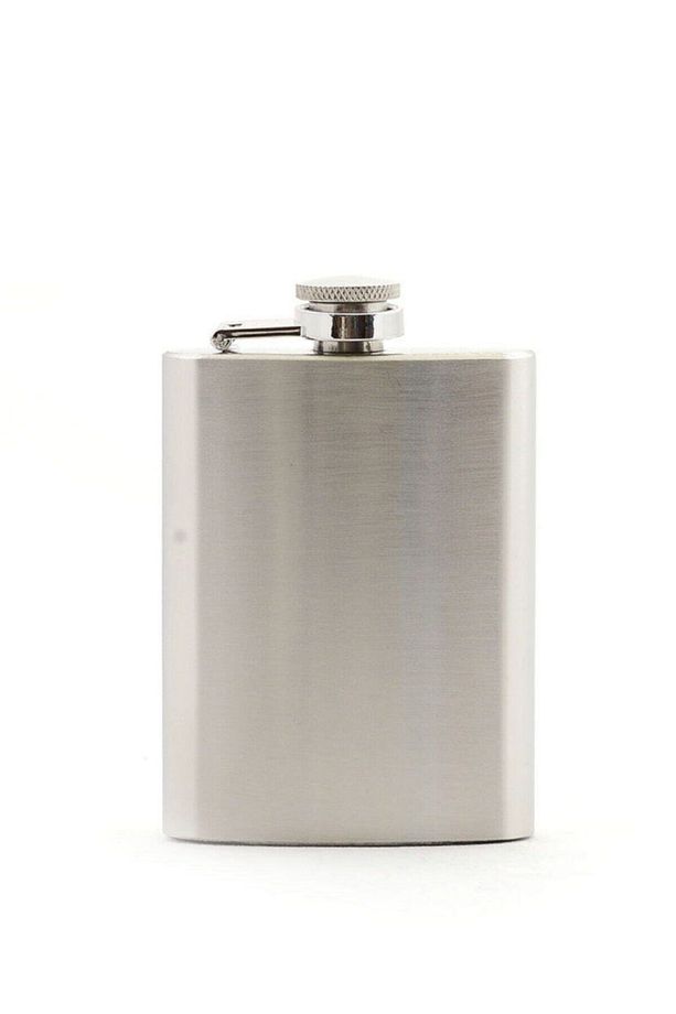 Paslanmaz Çelik Matara 4 Oz ( 118 Ml ) Içki Viski Konyak Alkol Şişesi - 1