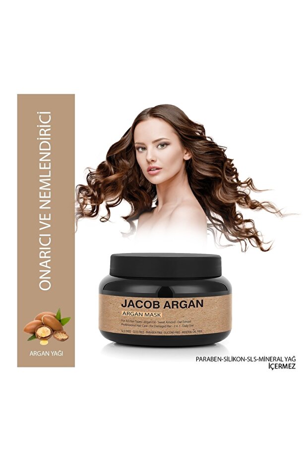 Saç Maskesi Argan Jacop - 1