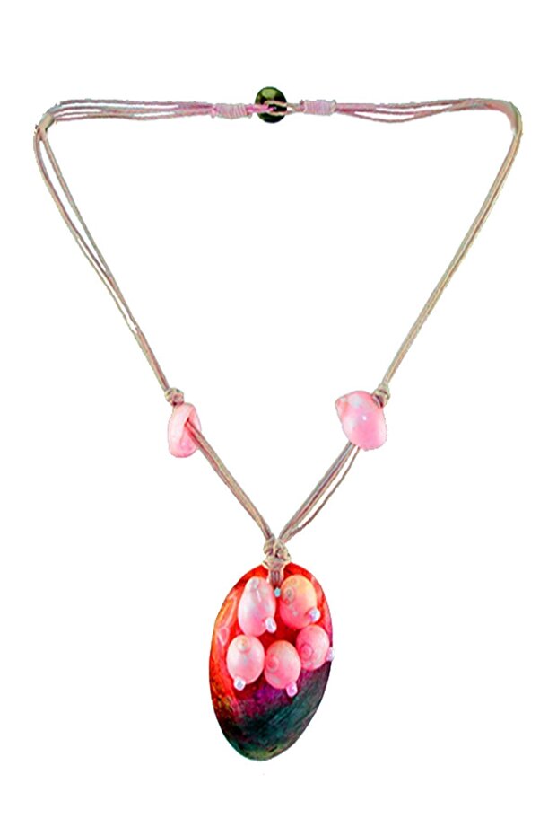 Natural Mussel and Seashell Necklace