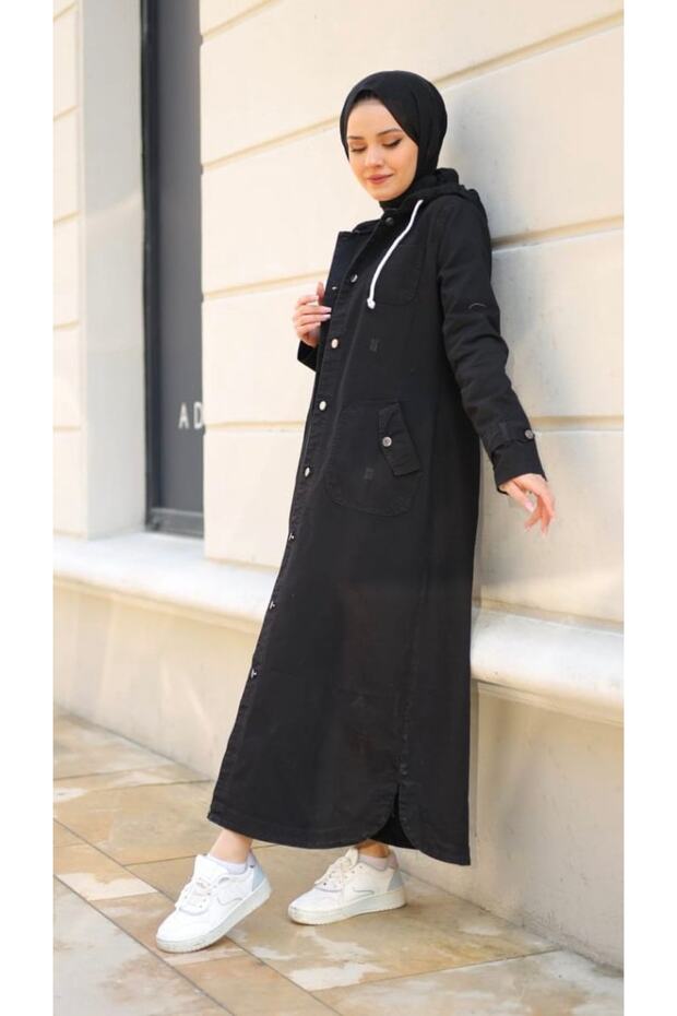 Black Hooded Women's Hooded Series