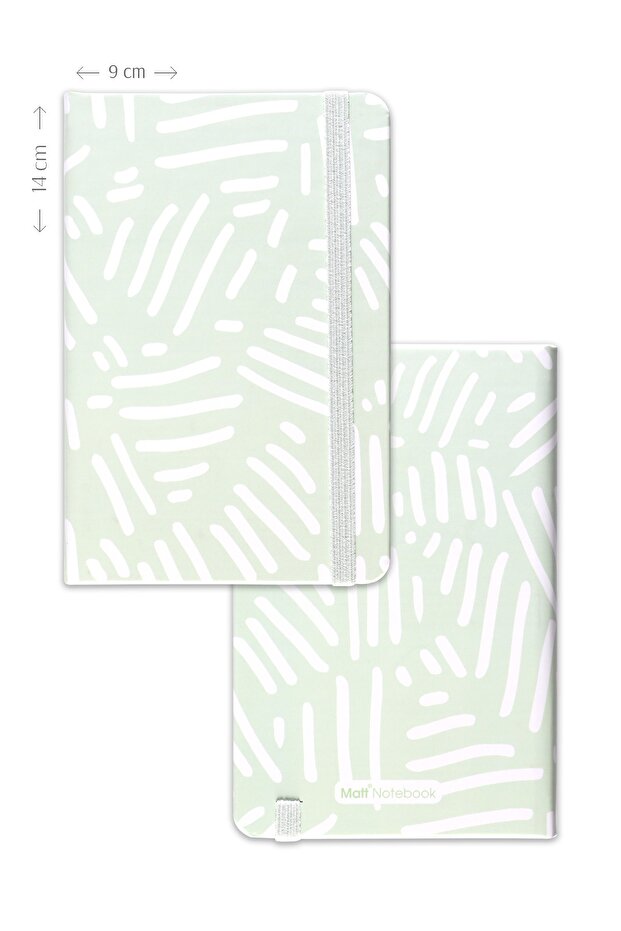 Set of 4 Pocket Notebooks Striped Daisy Rainbow Abstract - 7