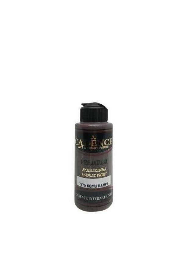 7575 Koyu Kahve Renginde Akrilik Boya 120 Ml - 1