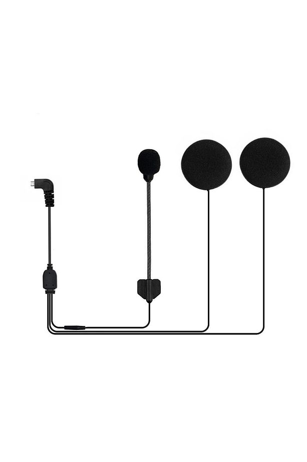 Kn1000/alpha Kie Bluetooth Intercom Için Yedek Kulaklık Ve Mikrofon Seti - 1