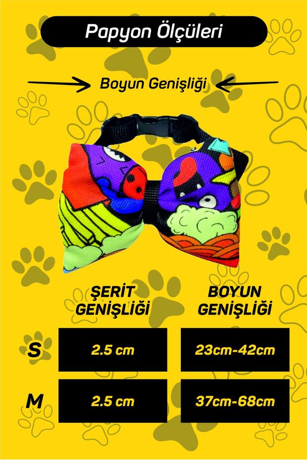Ayarlanabilir Kedi Köpek Papyonu Pizza - 5