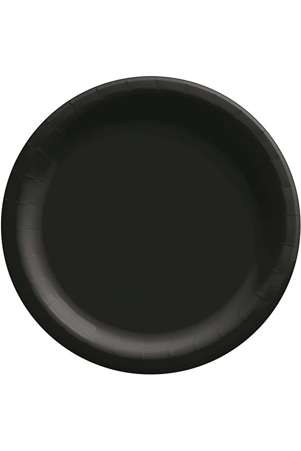 Siyah Karton Tabak 8 Adet 23 Cm - 1