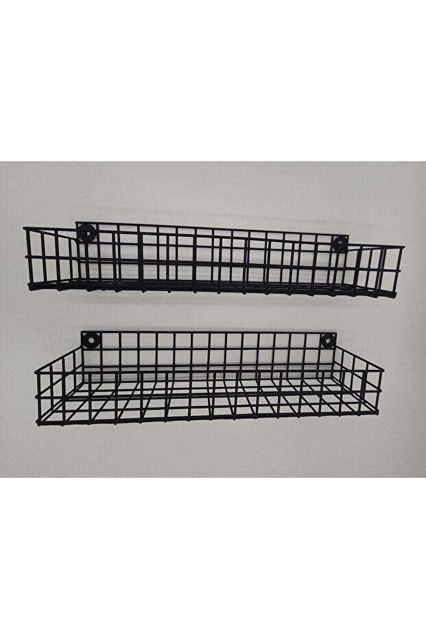 Yeni Model Rüstik Ikili Telli Banyo Ve Mutfak Rafı - 3