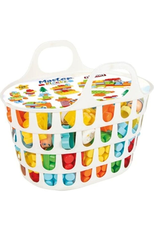 Master Blocks with Accessories and Basket (128 Pieces) 03 579