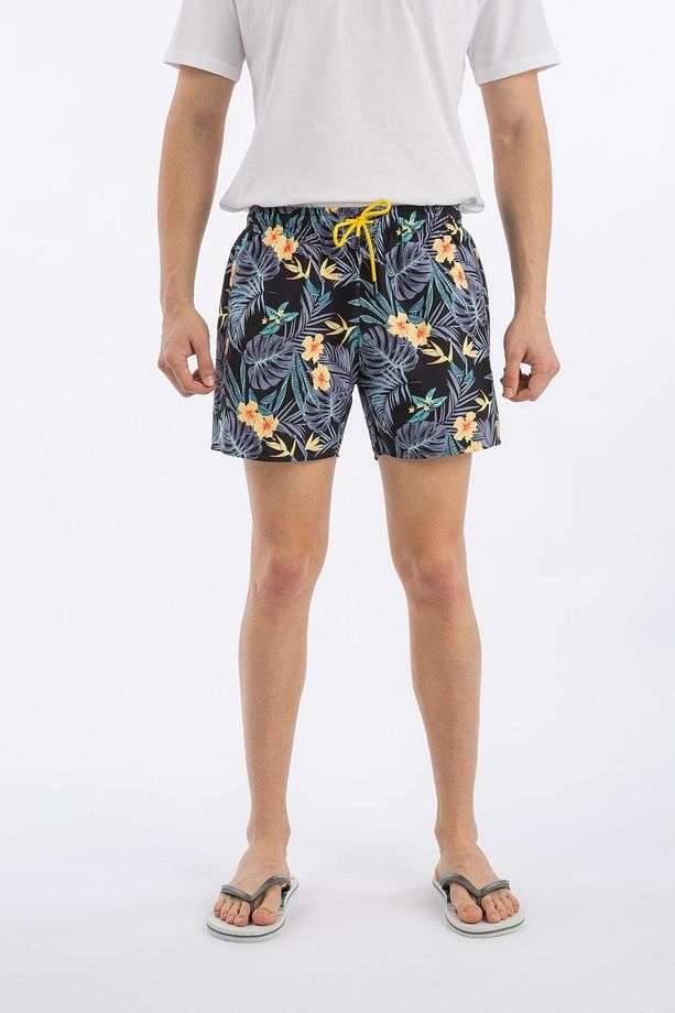 Erkek Desenli Swim Şort - 5