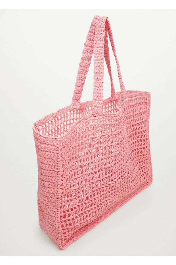Hasır Shopper Çanta - 1